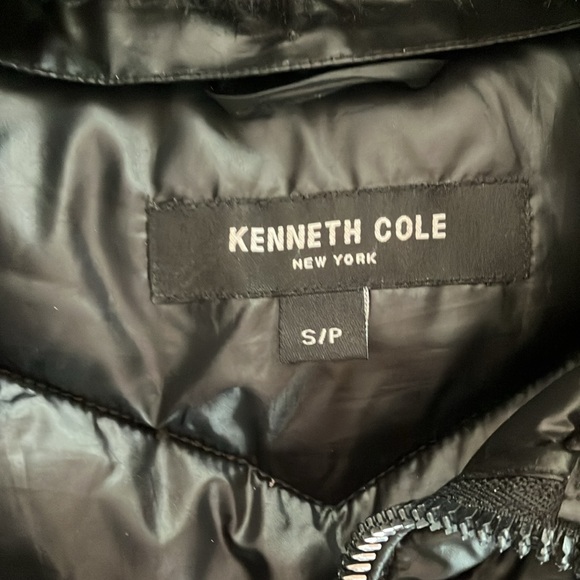 Kenneth Cole New York Womens Quilted Midi Puffer Coat Black Size S - Picture 6 of 8